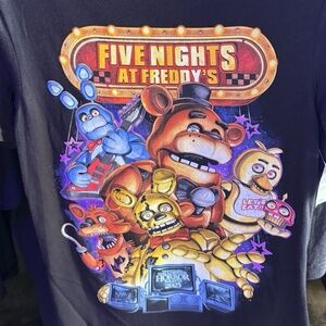 Universal ORIGINAL Halloween Horror Nights Five Nights At Freddys Shirt LAST ONE